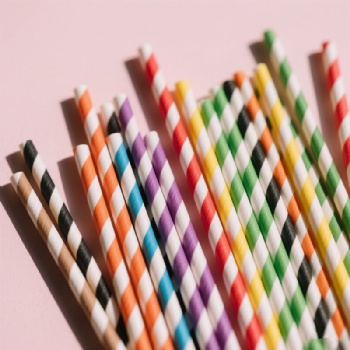 6*190mm Size Eco Friendly Juice Cocktail Paper Straw